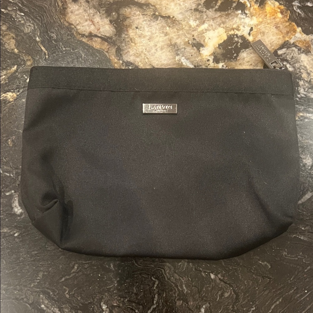 Lanvin Black Toiletry Bag